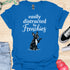 Easily distracted by frenchies - V15 - The Distracting Paw T-Shirt